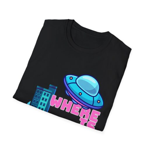 Alien Abduction Unisex T-Shirt, Where Is Everybody? – Alien Logic Tee, Fun Gift for Sci-Fi Lovers, Casual Wear, Quirky Humor Shirt - Image 3