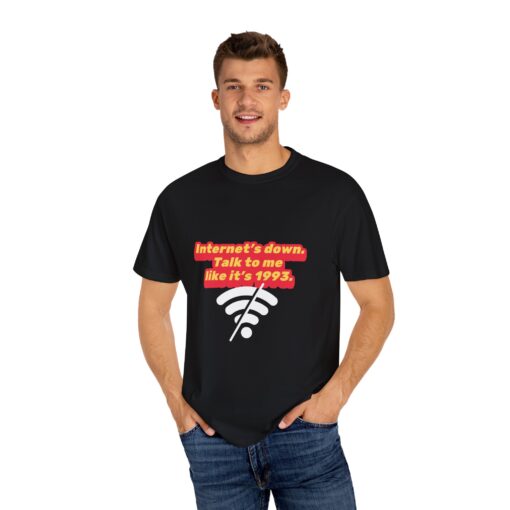 90s Nostalgia - Internet’s Down Retro T-Shirt, Casual Graphic Tee, Gift for Tech Lovers, Vintage Style Shirt, Internet Down - Image 7