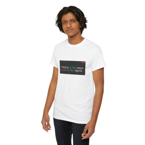 "Reading Is for Humans, Parsing Is for Legends" – Funny Programmer T-Shirt for Coders & Devs, Coding Legend Tee, Programmer Gift, Funny Geek Shirt - Image 6