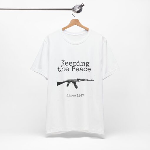 Keeping the Peace Since 1947 – Retro Tactical Tee, Peacekeepers Shirt - Image 3