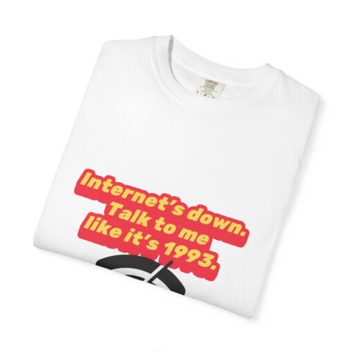 90s Nostalgia - Internet’s Down Retro T-Shirt, Casual Graphic Tee, Gift for Tech Lovers, Vintage Style Shirt, Internet Down - Image 2