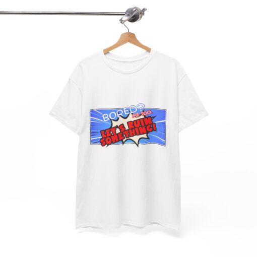 Funny Comic Shirt – Let’s Ruin Something Bold Print Unisex Heavy Cotton Tee, Casual T-Shirt for Parties, Gifts for Friends, Fun Activities, Everyday Wear - Image 7