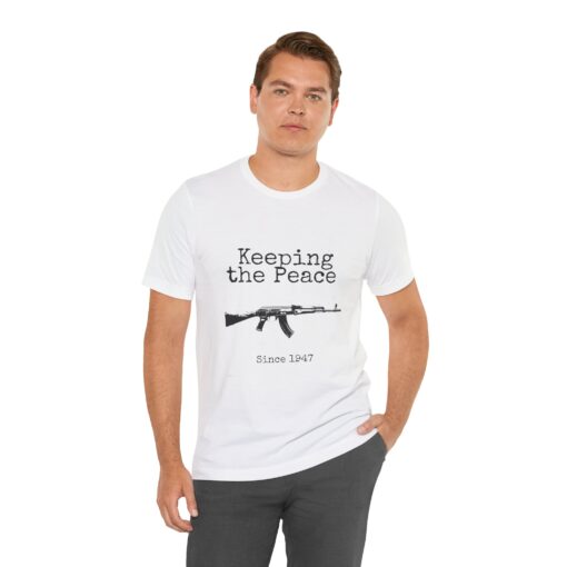 Keeping the Peace Since 1947 – Retro Tactical Tee, Peacekeepers Shirt - Image 5