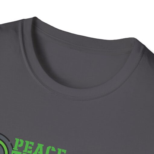"Peace Through Annihilation" Graphic Tee – Chaoscore Edition Unisex Softstyle T-Shirt, Casual Graphic Tee, Statement Shirt - Image 6