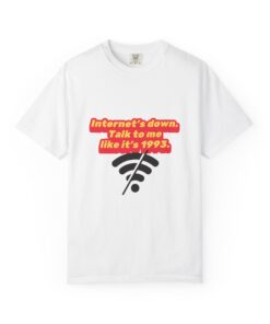 90s Nostalgia - Internet’s Down Retro T-Shirt, Casual Graphic Tee, Gift for Tech Lovers, Vintage Style Shirt, Internet Down
