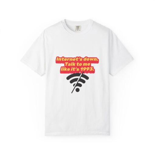 90s Nostalgia - Internet’s Down Retro T-Shirt, Casual Graphic Tee, Gift for Tech Lovers, Vintage Style Shirt, Internet Down