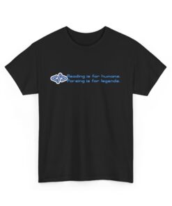 Reading Is for Humans. Parsing Is for Legends – Unisex Heavy Cotton Geeky Coding Shirt - Gift for Book Lovers and Parents, Casual Wear