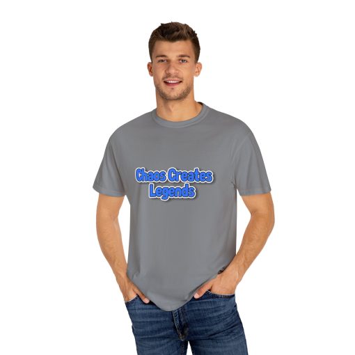 Chaos Creates Legends – Motivational Dark Humor Unisex T-shirt, Graphic Tee for Creative Souls, Gifts for Artists - Image 3
