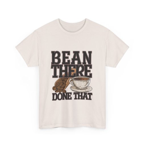 “Bean There, Done That – Funny Coffee Lover T-Shirt”  Unisex Cotton Shirt, Gift for Baristas, Coffee Enthusiasts