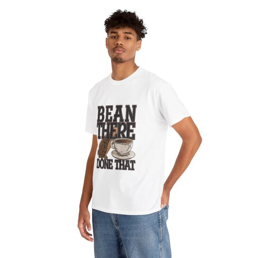 “Bean There, Done That – Funny Coffee Lover T-Shirt”  Unisex Cotton Shirt, Gift for Baristas, Coffee Enthusiasts - Image 6