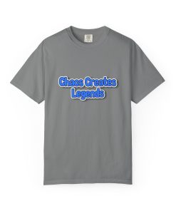 Chaos Creates Legends – Motivational Dark Humor Unisex T-shirt, Graphic Tee for Creative Souls, Gifts for Artists