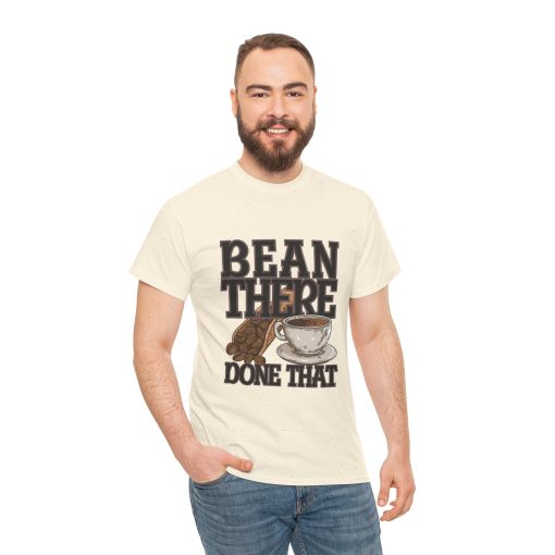 “Bean There, Done That – Funny Coffee Lover T-Shirt”  Unisex Cotton Shirt, Gift for Baristas, Coffee Enthusiasts - Image 9